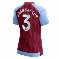 Aston Villa Diego Carlos #3 Domáci Ženy futbalový dres 2023-24 Krátky Rukáv